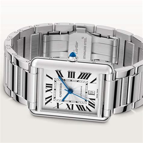 cartier tank solo watch extra-large model|cartier tank must extra large.